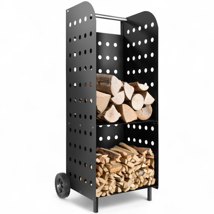 tectake® Holzwagen Kaminholzwagen