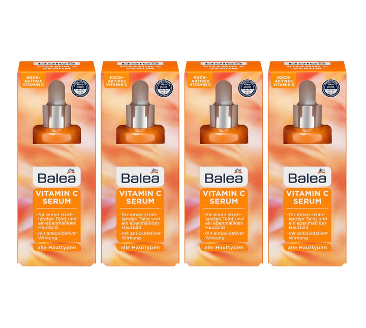 Balea Serum VITAMIN C für ein ebenmässiges Hautbild und einen strahlenden Teint mit antioxidativer W