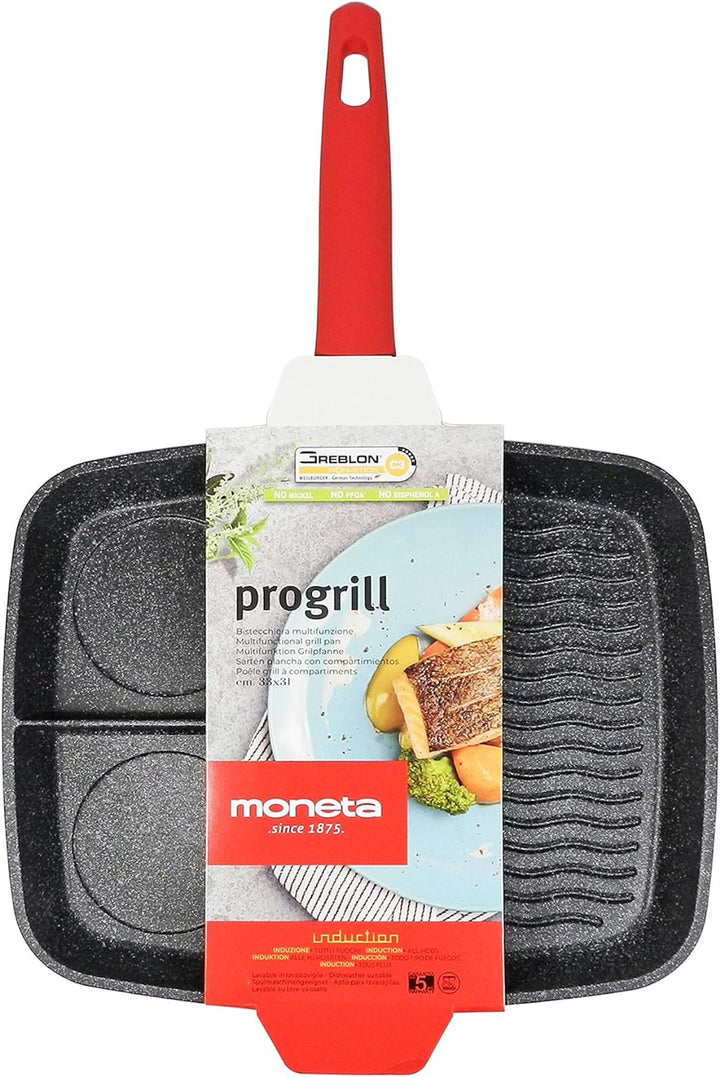 Moneta Bistec Multifunktions 31x33cm Pro Grill