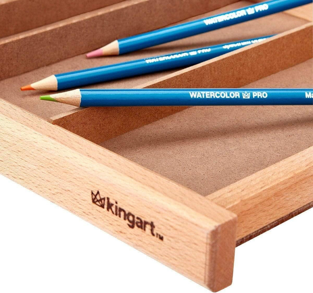 KINGART 723N Studio, 6 Schubladen, designte Aufbewahrung für Kunstmaterialien, natürliches Finish Kü