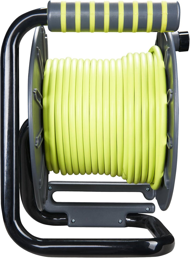 Masterplug Pro-XT 4-fach Verlängerungskabel 16 Ampere 20 Meter grünes Kabel 20m Schwarz / Grün, 20m