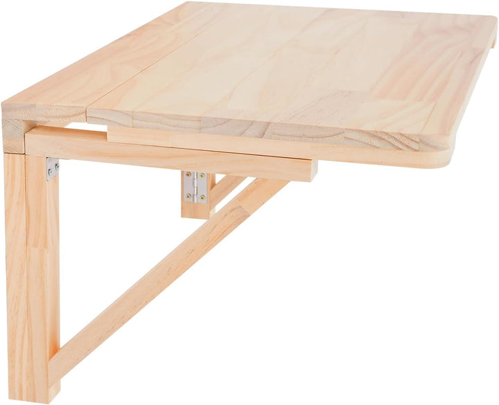 Wandmontierter Klapptisch Aus Massivholz, Klapptisch Wandtisch, Wandklapptisch, Kleiner Wandtisch fü