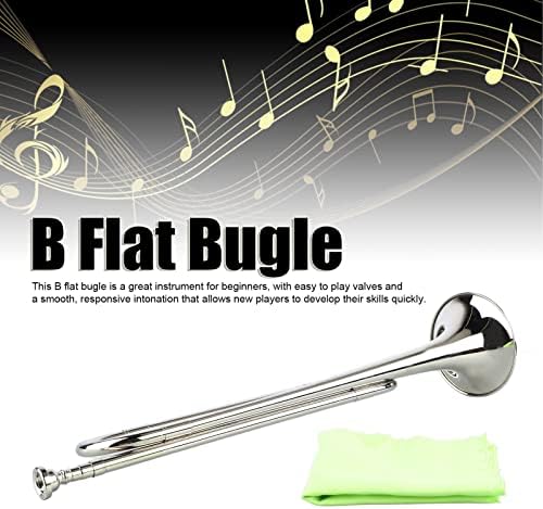 Trompete, Langlebiges Messing-Retro-B-Flachhorn-Standardtrompeten-Musikinstrument für Schulband-Kava