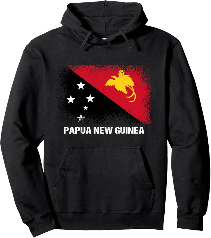 Papua-Neuguinea-Flagge Papua-Neuguinea Pullover Hoodie