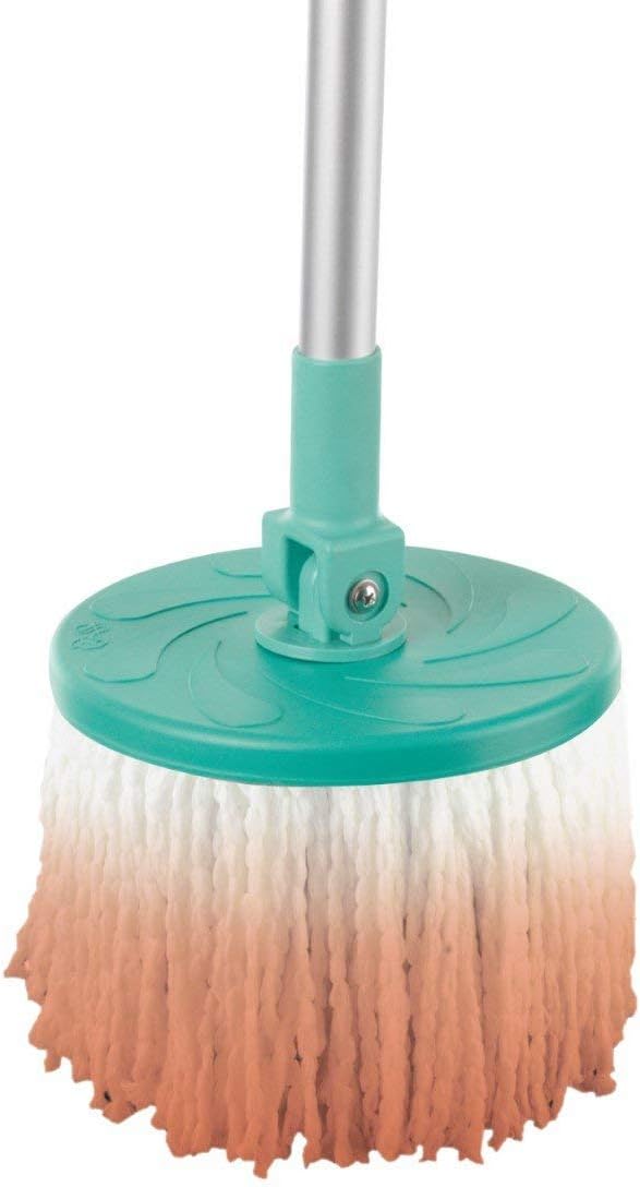 CLEANmaxx Ersatz-Moppaufsatz 2er-Set für Power-Wischmopp | Saugfähige Mikrofaser, ideal für Laminat,