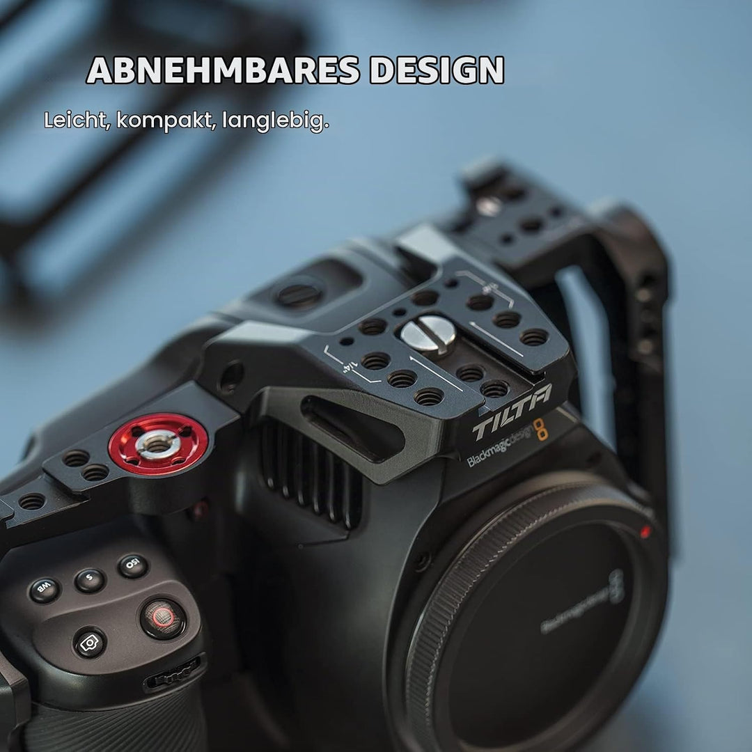 Tilta Vollkamera-Käfig kompatibel mit BMPCC 6K Pro - Schwarz TA-T11-FCC-B, Schwarz