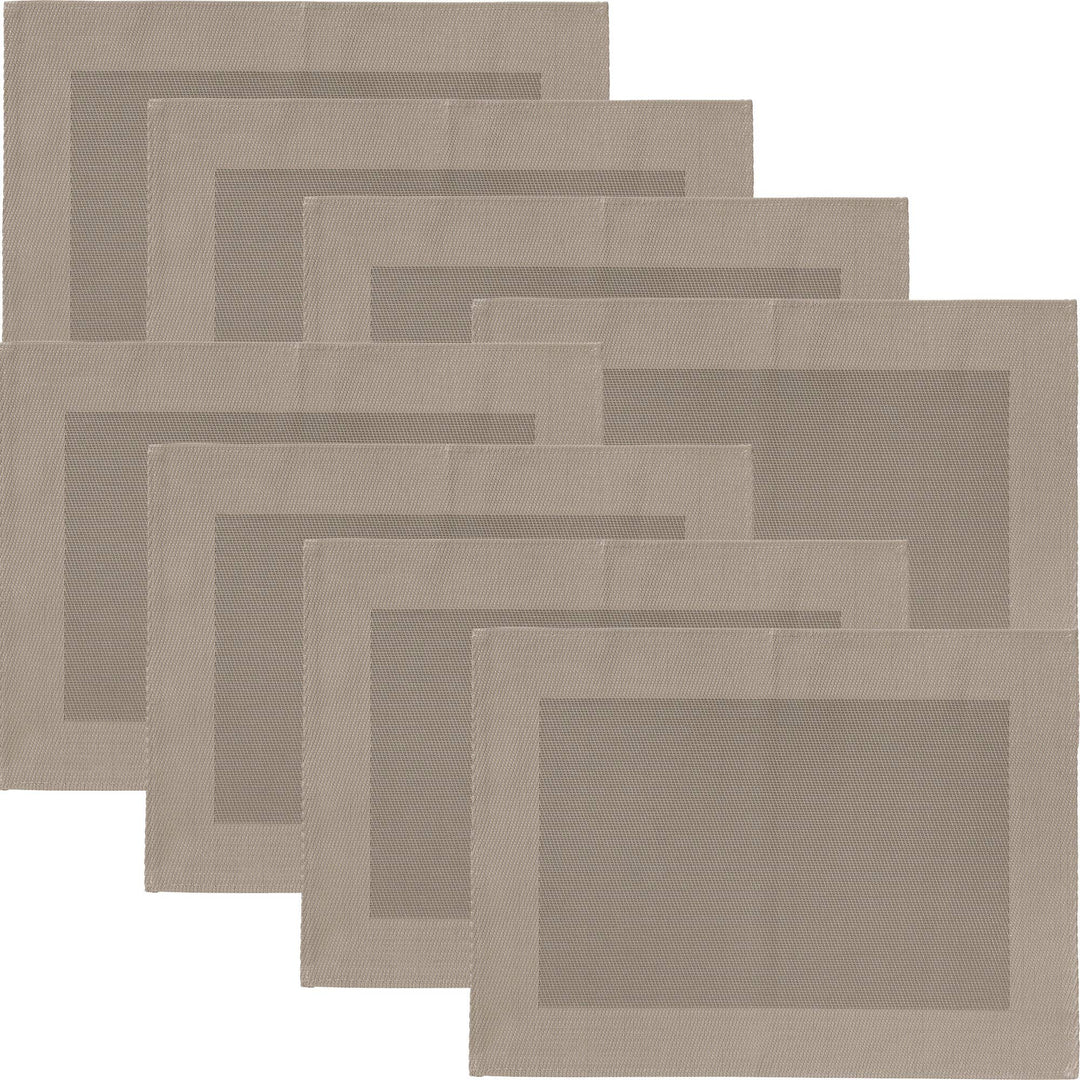 Erwin Müller Tischset Lissabon 8er-Pack abwaschbar Cappuccino Grösse 33x45 cm Cappuccino 33x45 cm, C