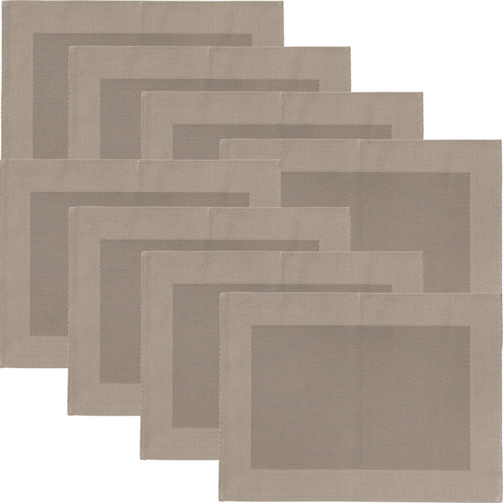 Erwin Müller Tischset Lissabon 8er-Pack abwaschbar Cappuccino Grösse 33x45 cm Cappuccino 33x45 cm, C