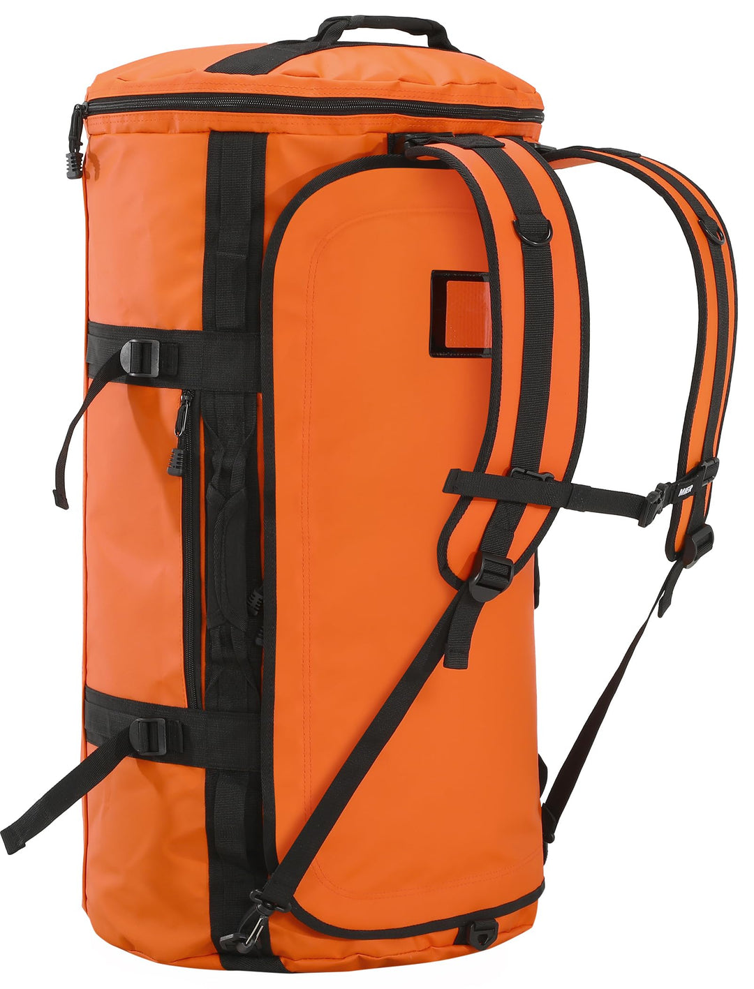 MIER Grosse Sporttasche wasserdicht Sportrucksack mit Schuhfach umwandelbar in Rucksack, 45L/60L/90L