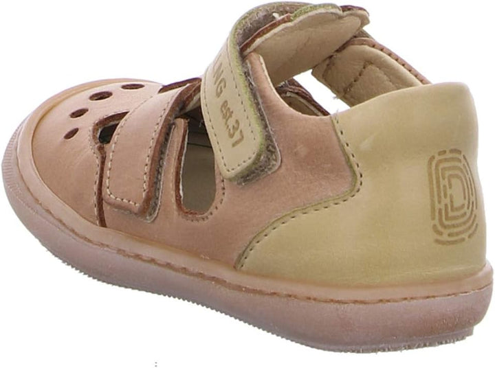DMLNG Jungen SvenSneaker 21 EU Schmal Chalk Sattel, 21 EU Schmal Chalk Sattel