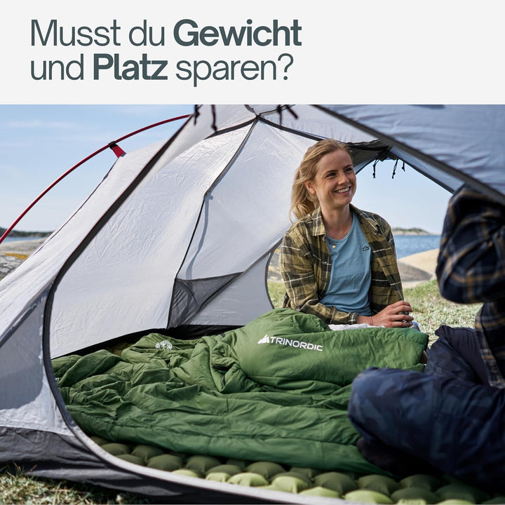 Trinordic Ultraleichter Sommerschlafsack – Mumienschlafsack für Erwachsene, Kompakt & Leicht, Ideal
