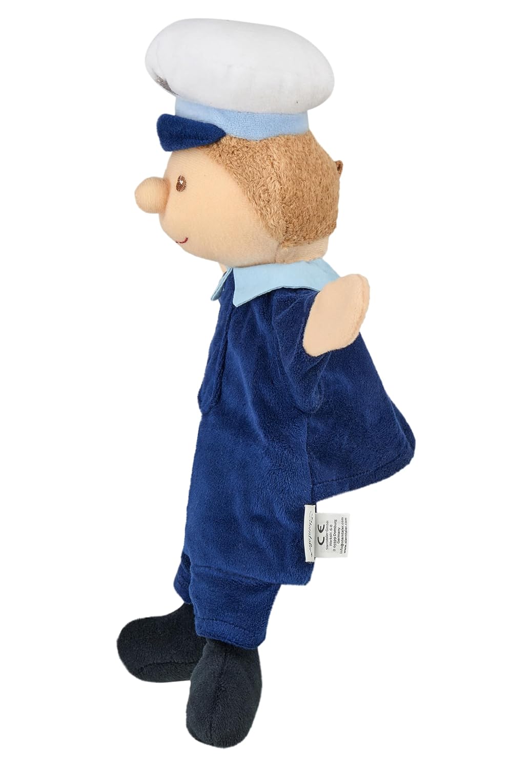 Sterntaler 3601645 Handpuppe Polizist, 29 x 27 x 9 cm, Blau