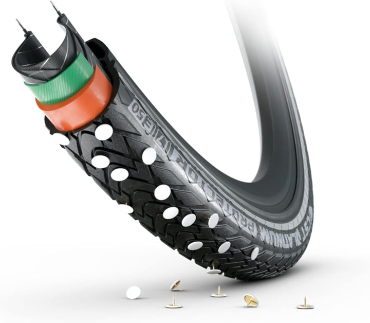 CST starr schwarz Radfahren, CUB.CST Platinum Protector City 26x1.75 STRIGIDA NEG, T.U