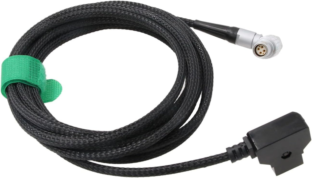 D-Tap-Netzkabel für Red Epic Dragon DSMC2 Kamera, rechtwinklig, 6-polig, geflochten, 1,9 m