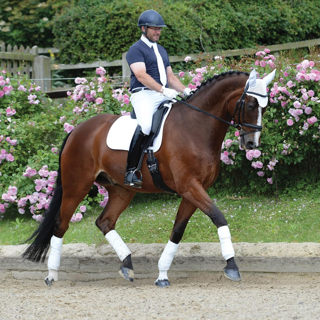 Weatherbeeta Prime Dressursattelauflage 1000745 - Kastanienbraun, Warmblut Black/Black