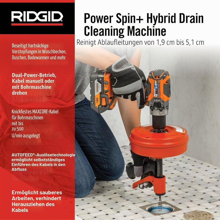 Ridgid 57043 Power Spin+ mit Autofeed