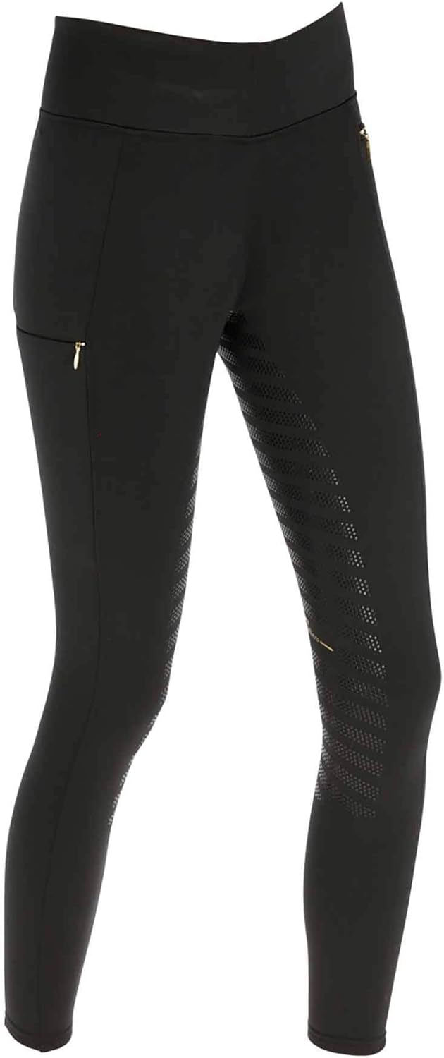 Covalliero Kerbl Reitleggings Coldana - Riding Tight, Vollbesatz, 128-170 32-46 140-146 Anthrazit, 1
