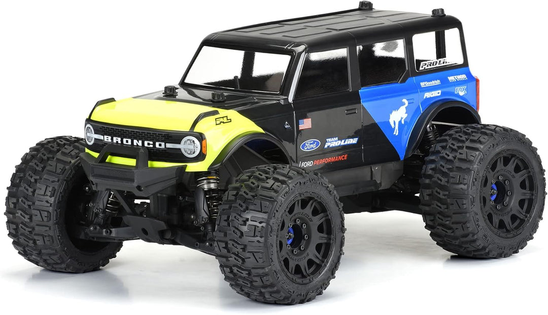 Pro-Line 1/8 2021 Ford Bronco Clear Body: MAXX, E-REVO 2.0