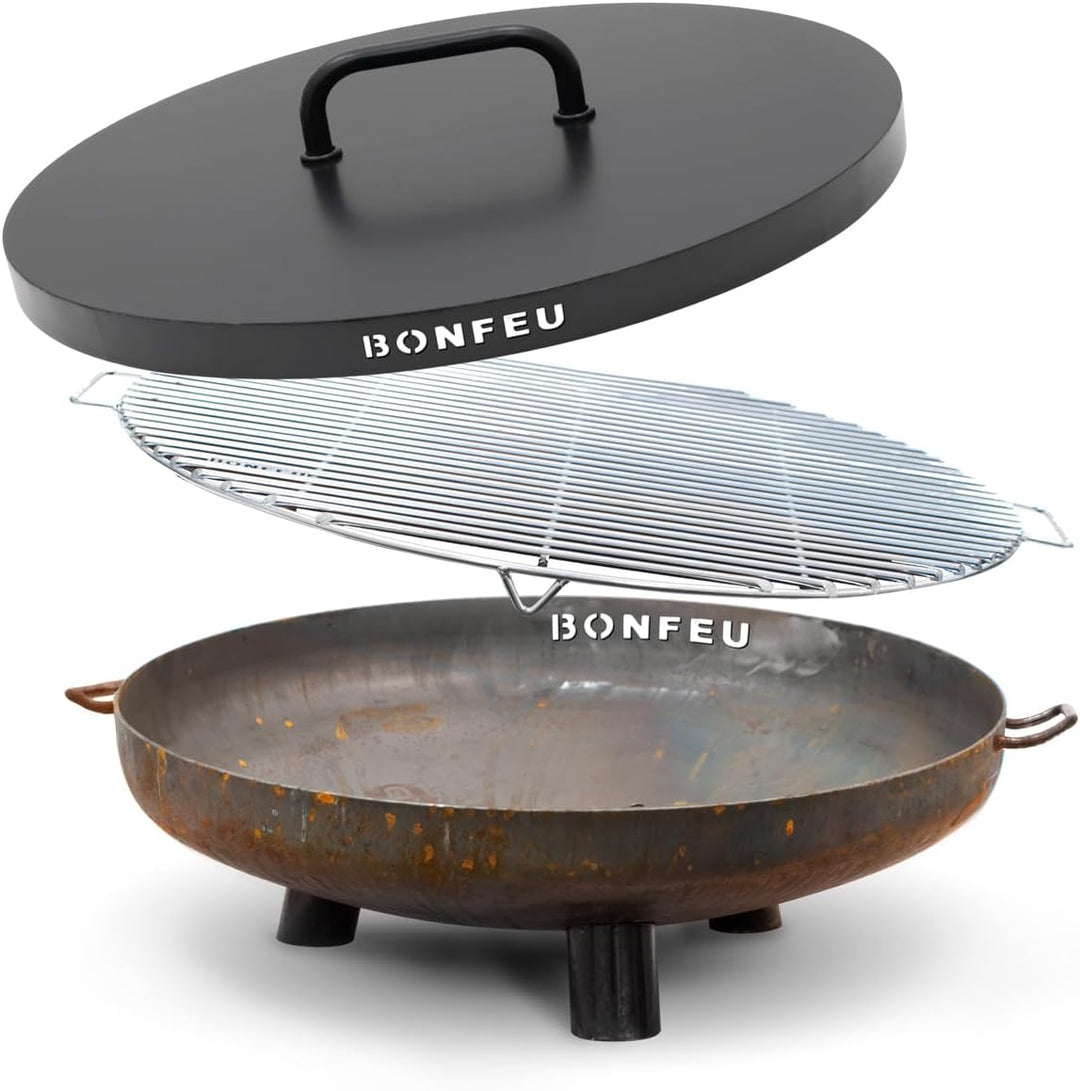 BonFeu BonBowl Feuerschale - Feuerschalen für den Garten - Feuerstelle Outdoor - Feuerschale mit Opt