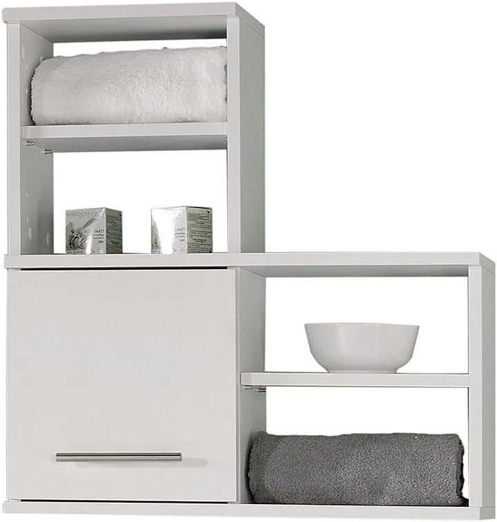 Schildmeyer Hängeschrank 119993 Isola, 60x20.5x65 cm, weiss, Weiss