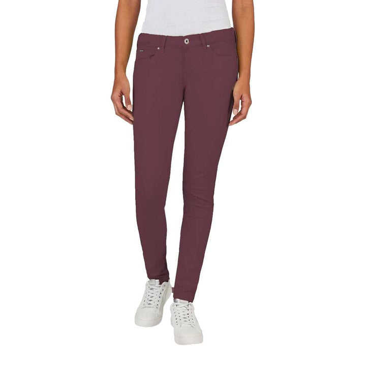 Pepe Jeans Damen Jaffa Skinny Jeans 30W / 30L Red (Burgundy), 30W / 30L Red (Burgundy)