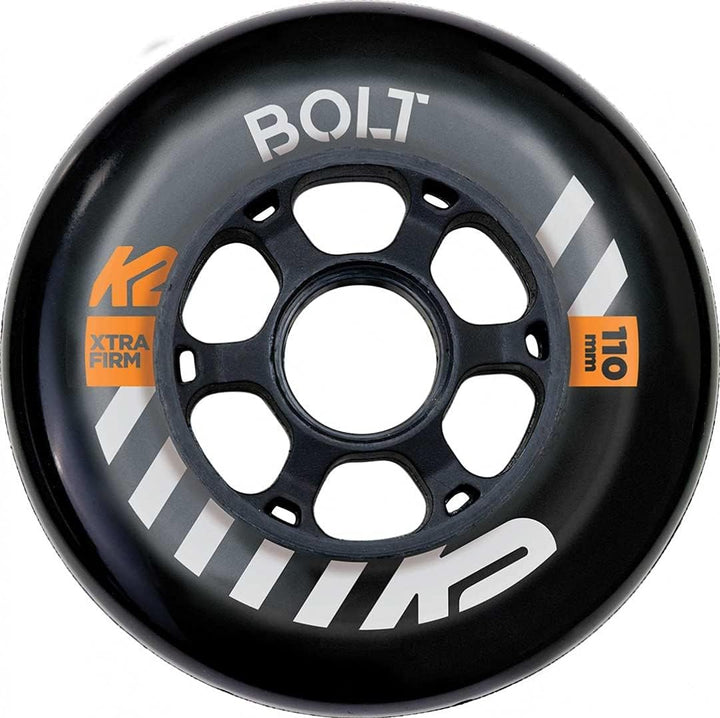K2 Skates URBAN Bolt 110 MM 90A 2-Wheel Pack – Black – 30F3016