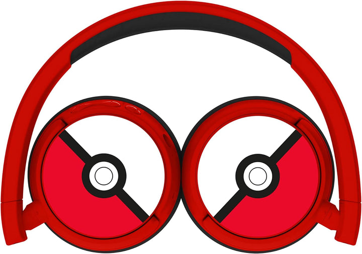 OTL Technologies PK1000 Pokemon Poke Ball Kinder-Kopfhörer, kabellos, Rot