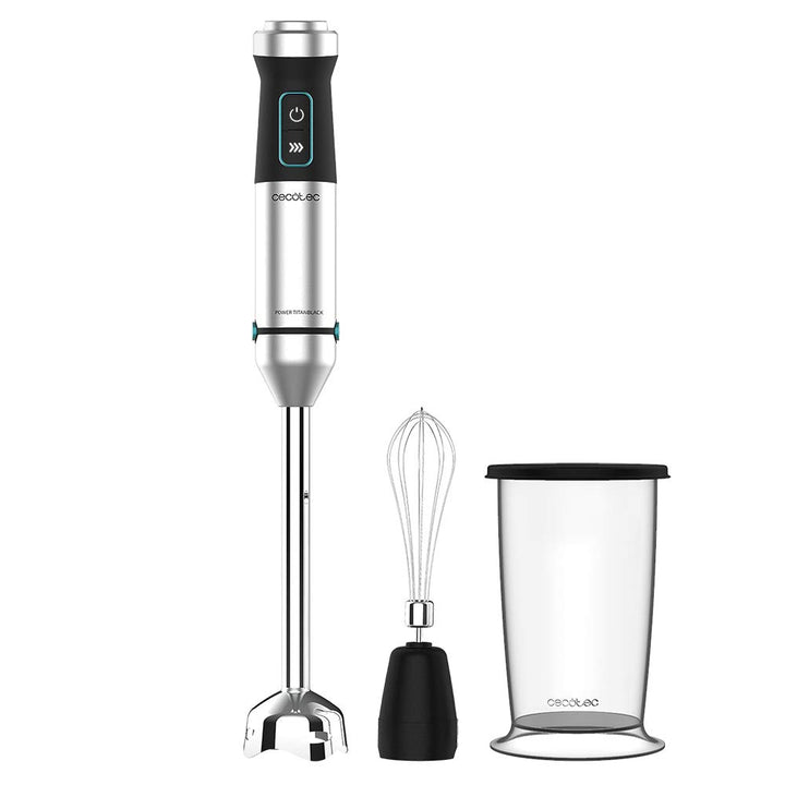 Cecotec Stabmixer Power TitanBlack 1500 XL Cream. 1500 W, CrossBlades Technologie mit 4-Klinge-Blätt