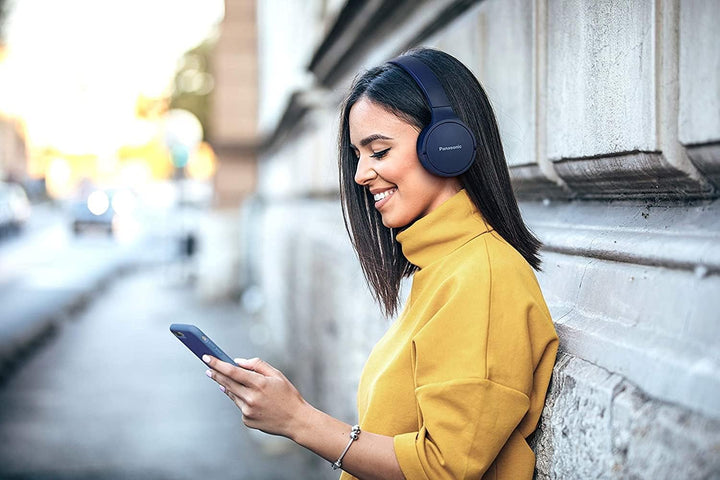 Panasonic Bluetooth Kopfhörer RB-HF420B (On-Ear, Quick-Charge, bis 50 h Akkulaufzeit, leichte Kopfhö