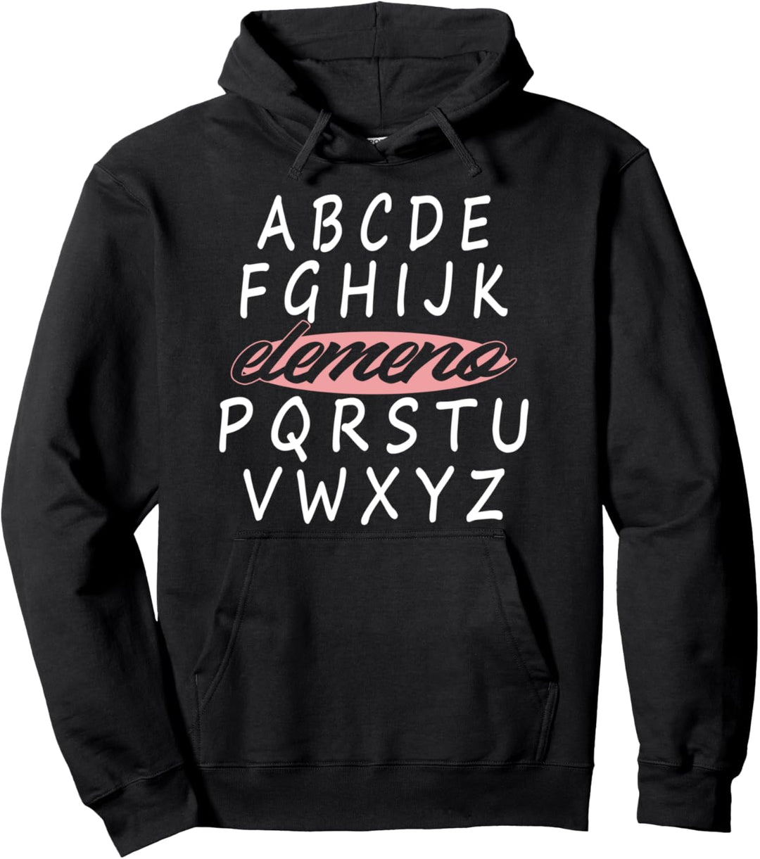 ABC elemeno Spruch Sportlehrer Gymnasium Lehrerin Pullover Hoodie
