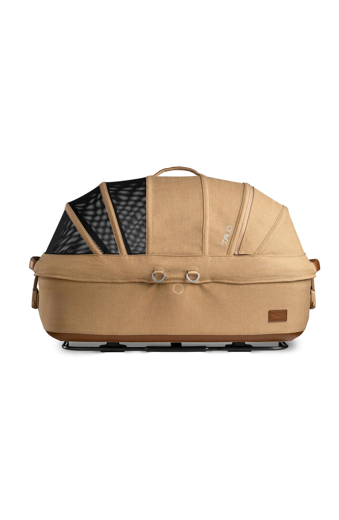 Tavo Maeve Medium Flex‑Griff Haustier‑Autositz mit ISOFIX‑Bodenplatte, 2 Matratzenauflagen, Geeignet