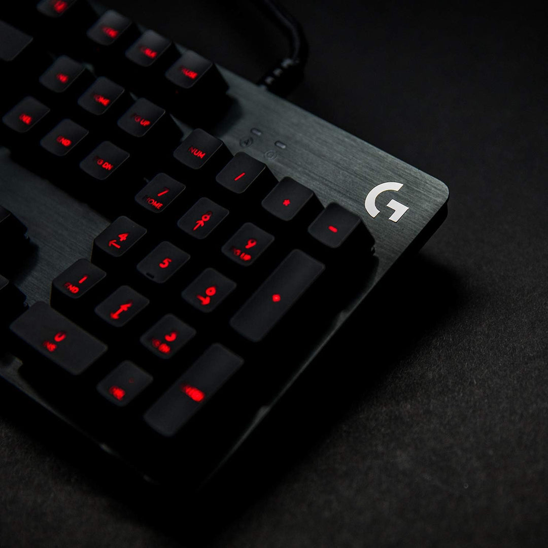 Logitech G413 Mechanische Gaming-Tastatur, Taktile Romer-G Switches, Gebürstetes Aluminiumgehäuse, P