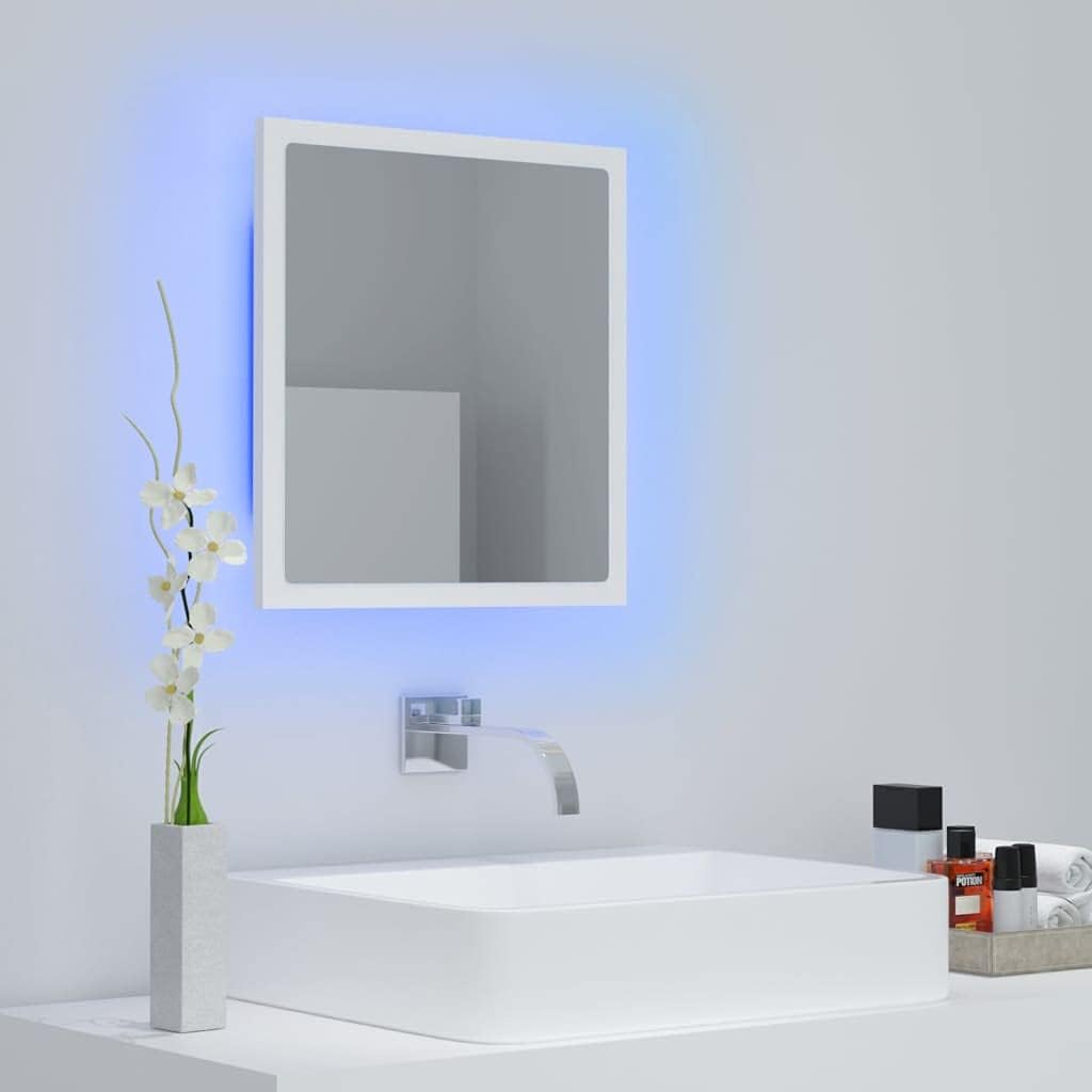 vidaXL LED Badspiegel Wandspiegel Badezimmerspiegel Lichtspiegel Spiegel Hängespiegel Bad Badezimmer