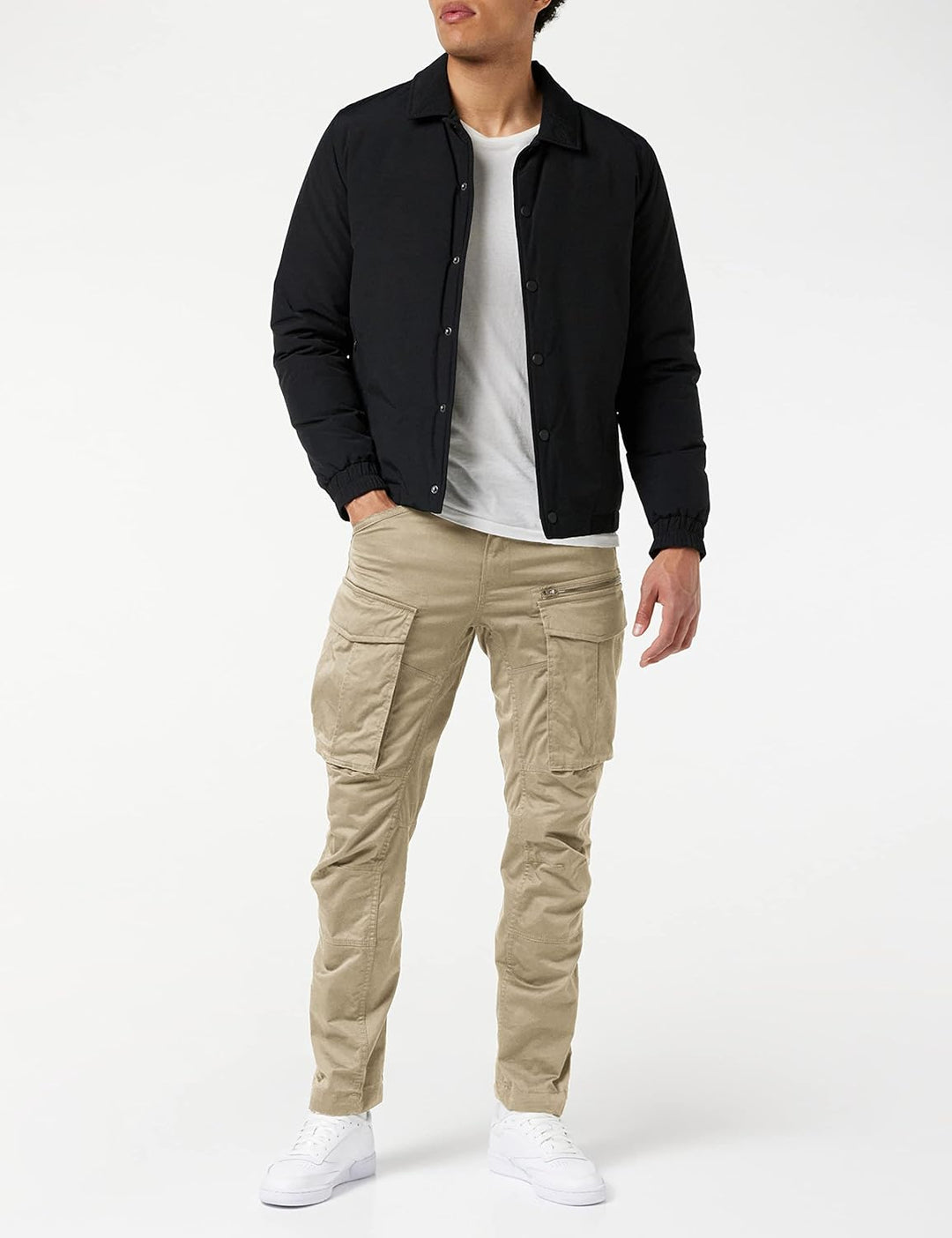 G-STAR RAW Herren Rovic Zip 3D Straight Tapered Hose 30W / 32L Beige (Dune 5126-239), 30W / 32L Beig