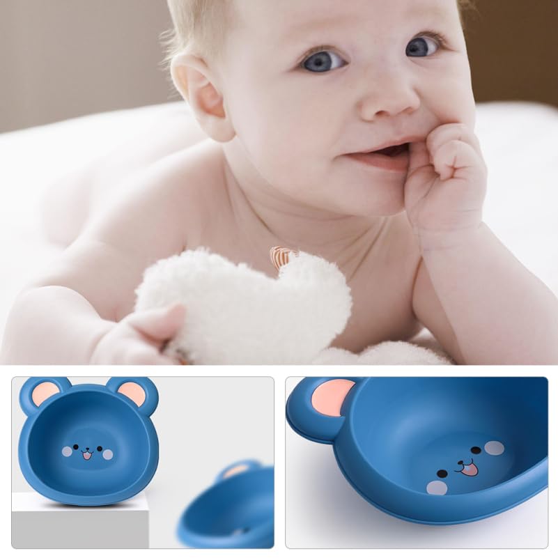 Minkissy Baby-Gesichtswaschbecken Kinderwaschbecken Kleines Plastikbecken Tragbares Babywaschbecken
