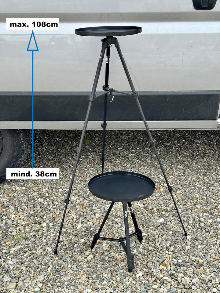 STYYL Tutty-TablettY - der magnetische Beistelltisch Camping Kleiner Tisch Tablett Metall Magnet