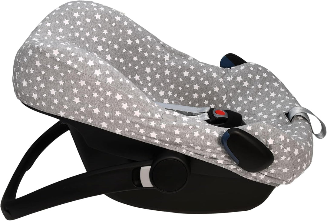 JYOKO KIDS Bezug für Autositz kompatibel mit Pebble Maxi Cosi Pebble Pro I-Size, aus Baumwolle (Whit