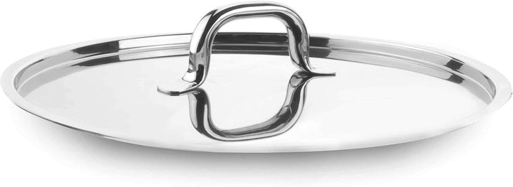 LACOR 54029 Fleischtopf mit Deckel Durchmesser 28 cm Chef Luxe, Silber