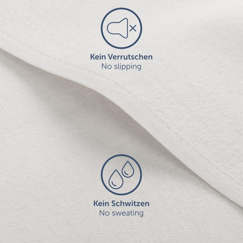 Blumtal® Premium Molton Matratzenschoner 100x220cm aus 100% Baumwolle - Oeko-Tex zertifizierte Molto