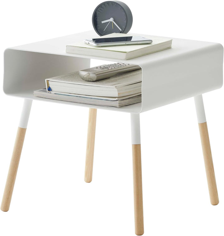 Low side table - Plain - white Weiss, Weiss