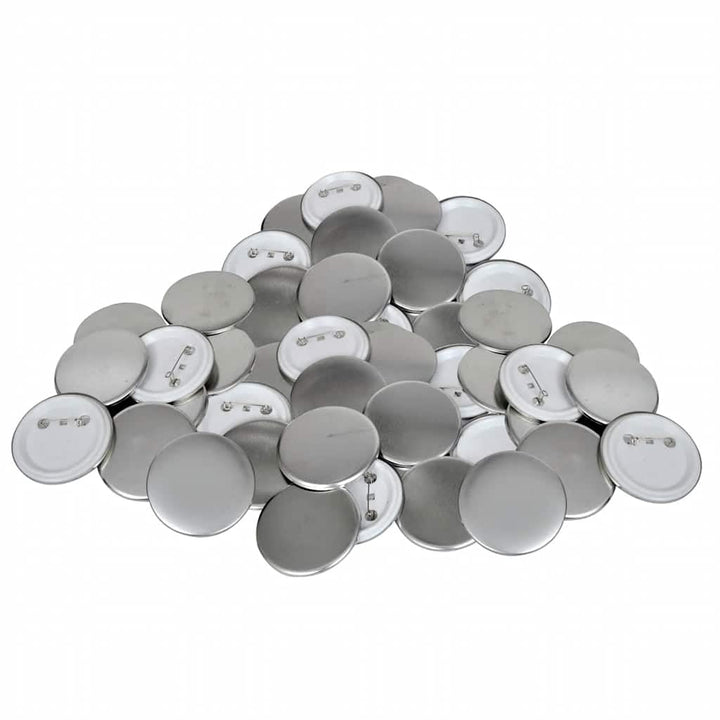 vidaXL Buttonrohlinge Rohlinge für Buttonmaschine Buttonteile 58mm 500 Sets 58 mm, 58 mm