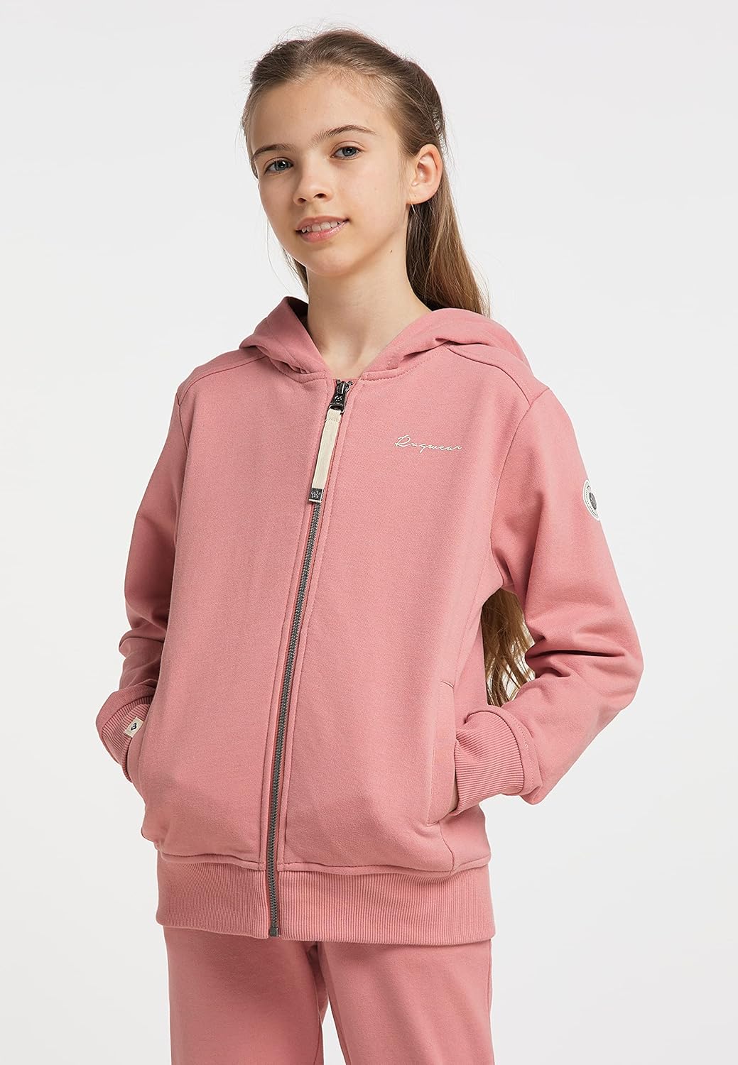 Ragwear Mädchen Sweatjacke oder Hose THEA ZIP ORGANIC Sweatshirt mit Kapuze und Reissverschluss Über