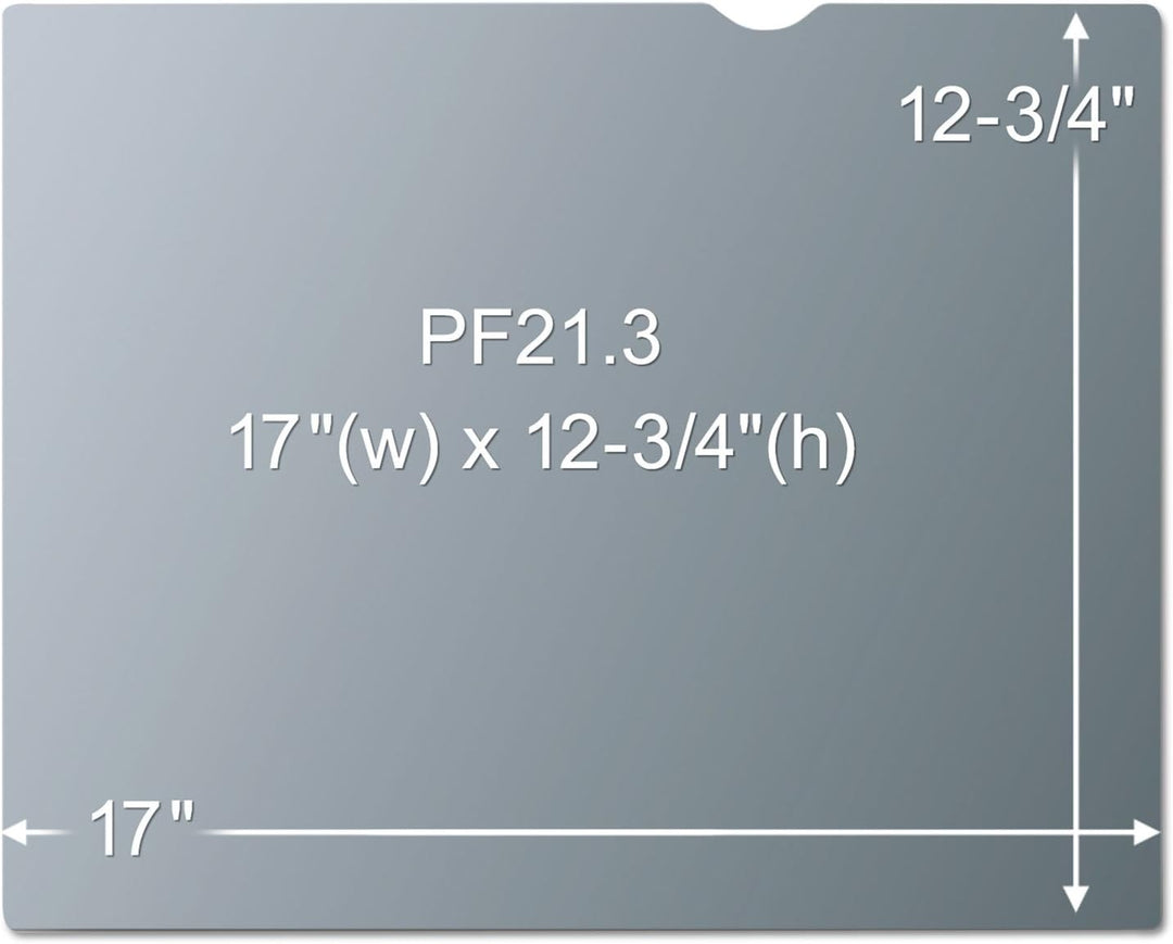 3M PF21.3 Blickschutzfilter Standard für Desktops 54,1 cm Standard (entspricht 21,3" Standard) 4:3,