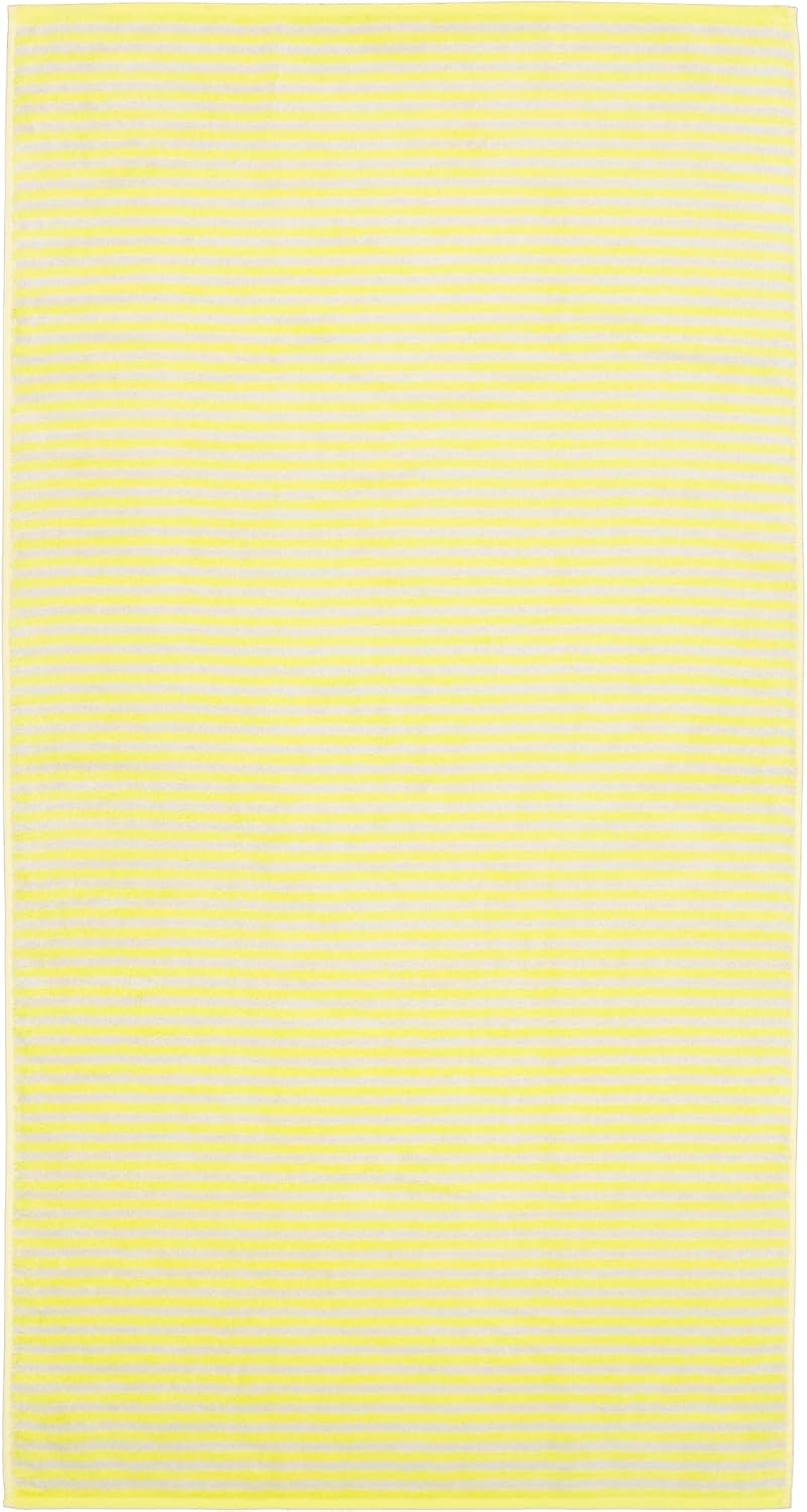 CAWÖ Home Handtücher Campus Ringel 955 Lemon - 57 Duschtuch 70x140 cm, Duschtuch 70x140 cm
