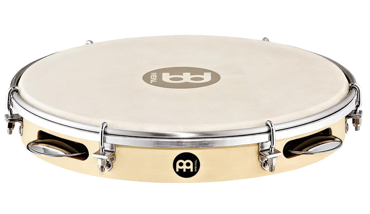 MEINL Percussion Pandeiro mit Schellen - 10" African Brown Matt (PA10PW-M)