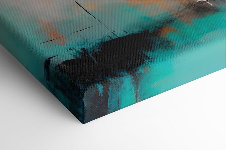 Artnova Abstraktes Leinwandbild I 90 x 60 cm, inkl. Aufhänge-Set, Leinwand-Bilder Fotoleinwand Wandb