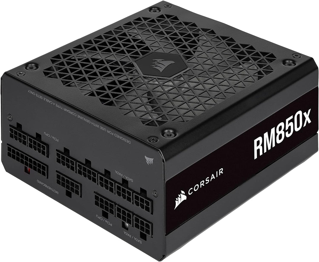 Corsair RM850x 80 PLUS Gold Vollmodulares 850 Watt ATX-Netzteil (135-mm-Lüfter mit Magnetschwebelage