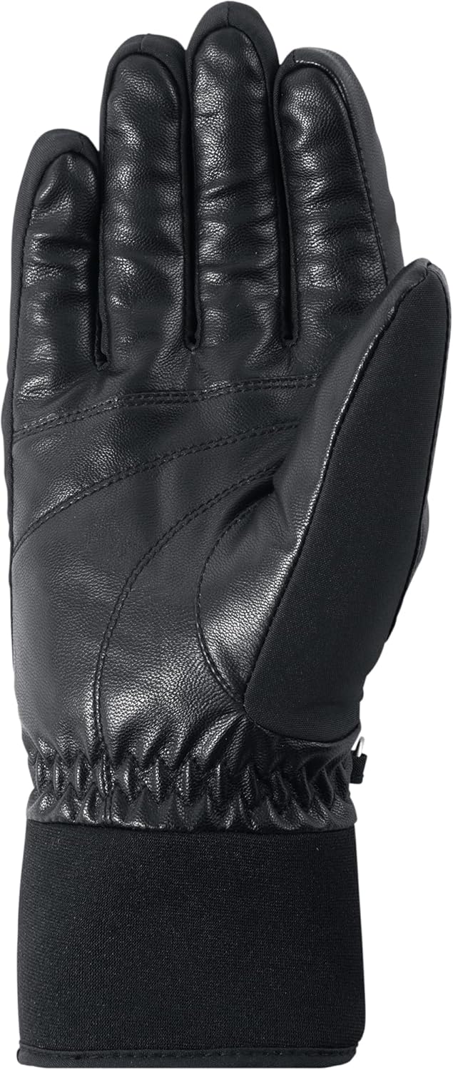 Ziener Damen Kitty Ski-Handschuhe/Wintersport | Wasserdicht, Atmungsaktiv, 6 Schwarz