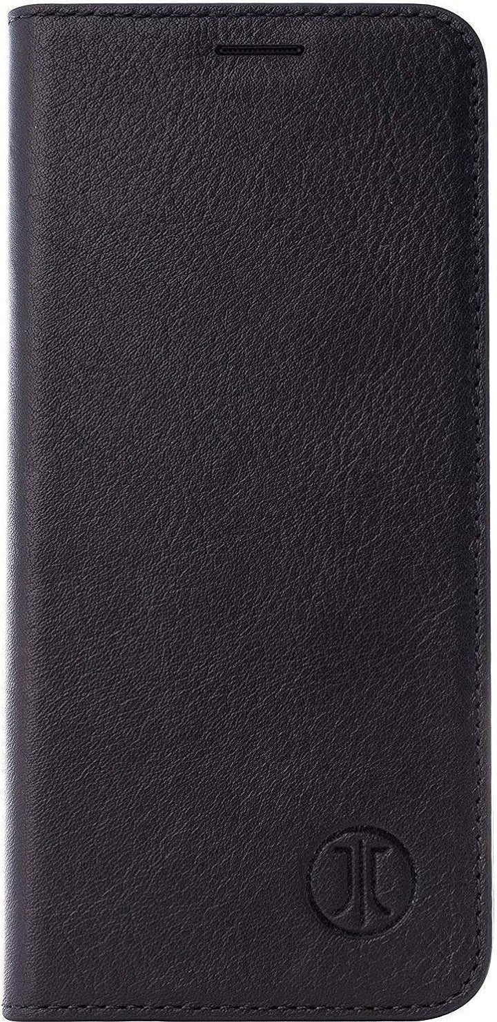 JT Berlin BookCase Tegel Lederhülle für das Apple iPhone 11 (6.1'') in schwarz - [Wireless Charging