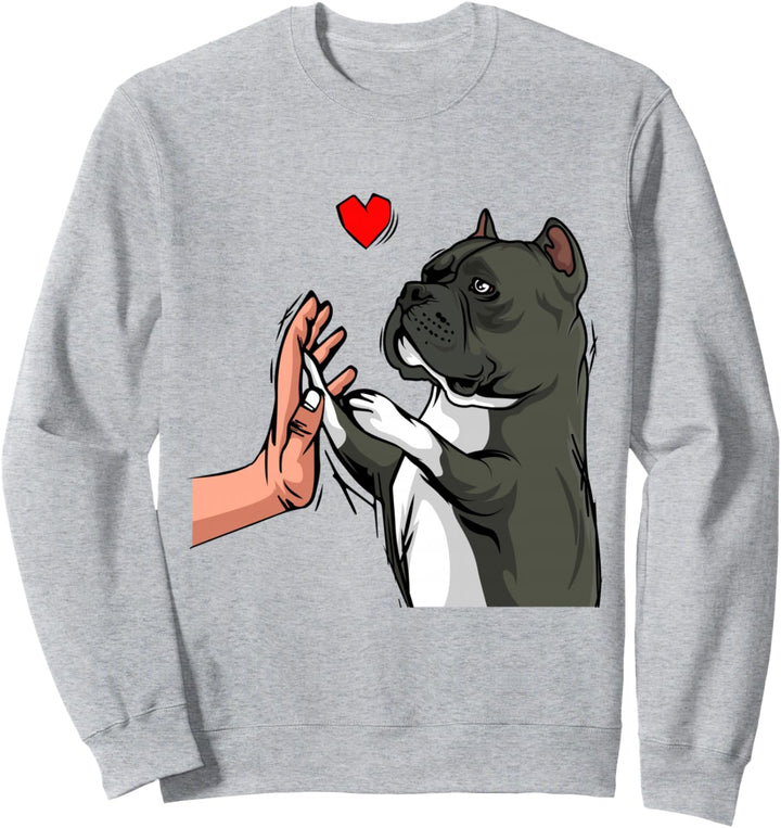 American Bully Liebe Hunde Mama Frauchen Sweatshirt